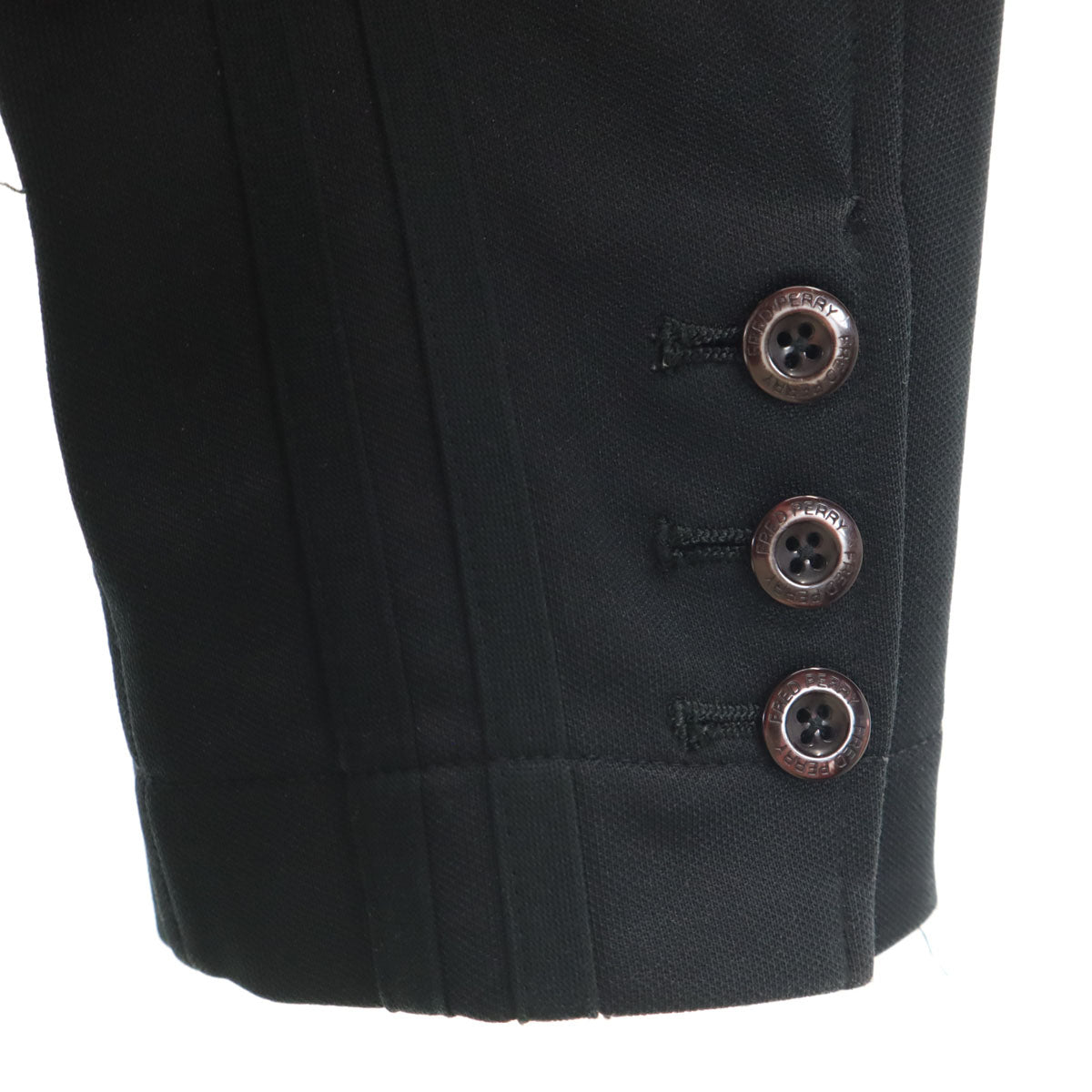 FRED PERRY フレッドペリー ジャージ テーラードジャケット S ブラック メンズ
