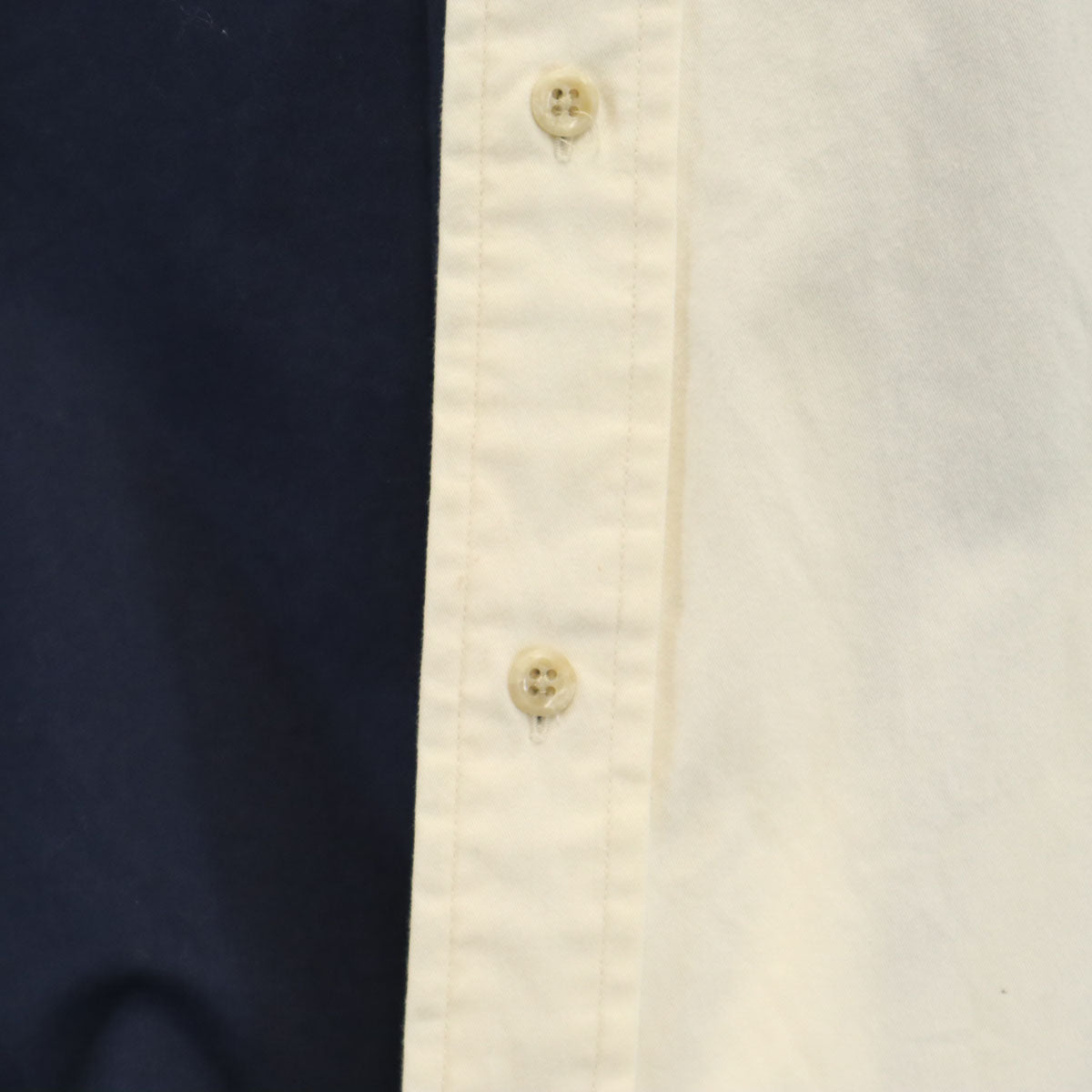 TOMMY HILFIGER トミーヒルフィガー 90s オールド バック フラッグロゴ 長袖 ボタンダウンシャツ S ネイビー メンズ