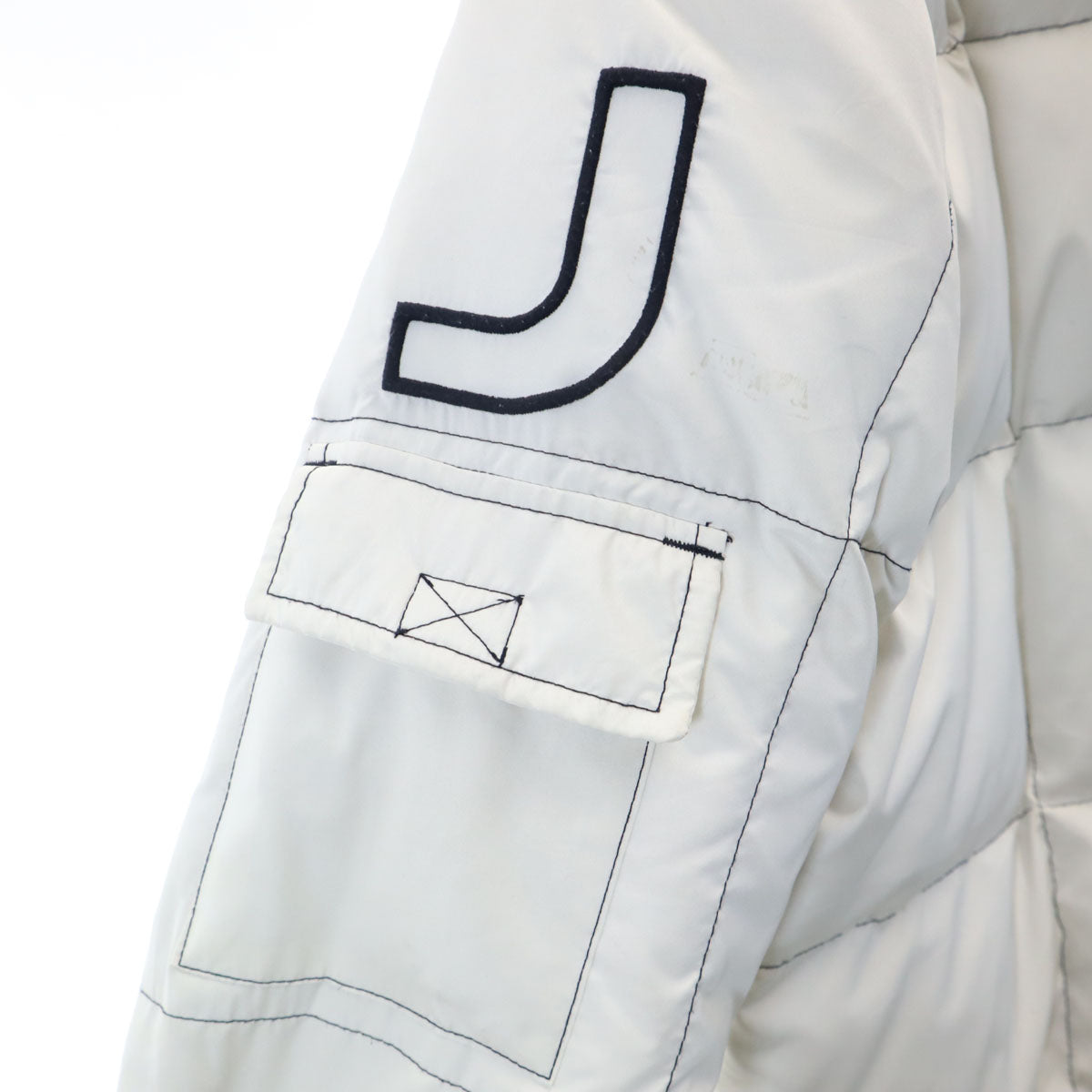 ARMANI JEANS アルマーニジーンズ スノーボード ダウンジャケット 32 白系 スキー レディース