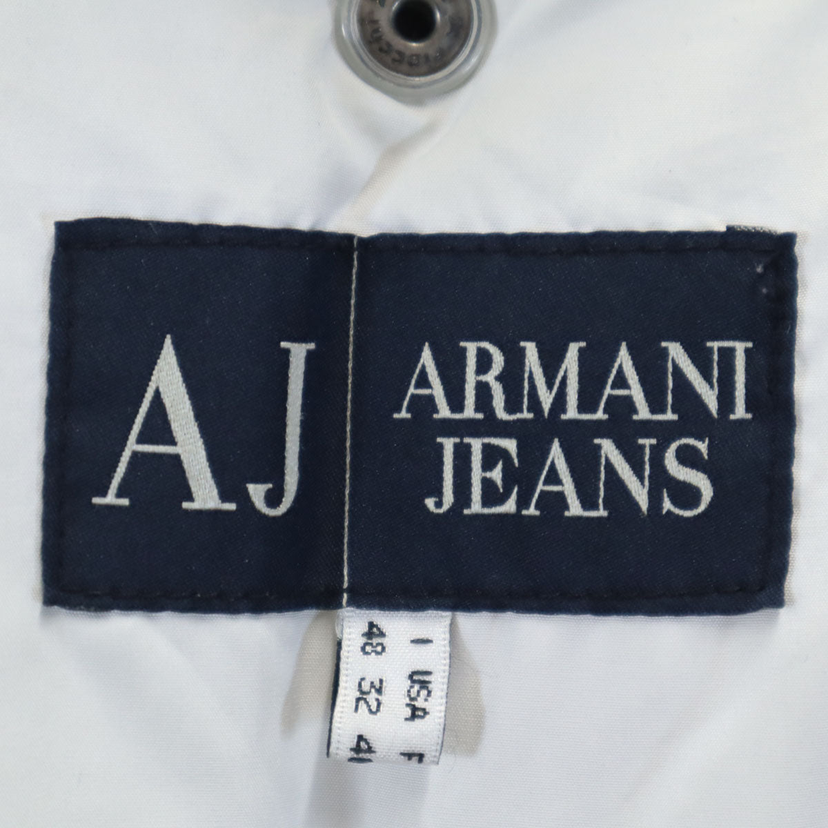 ARMANI JEANS アルマーニジーンズ スノーボード ダウンジャケット 32 白系 スキー レディース