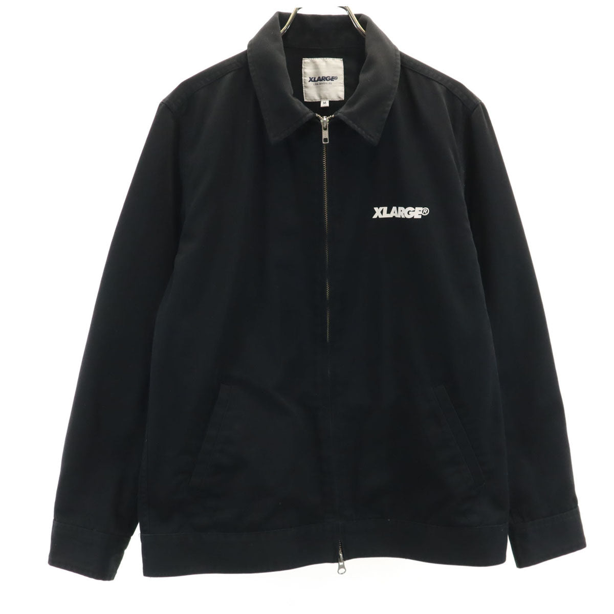 XLARGE エクストララージ バックロゴ ブルゾン M ブラック ジャケット メンズ