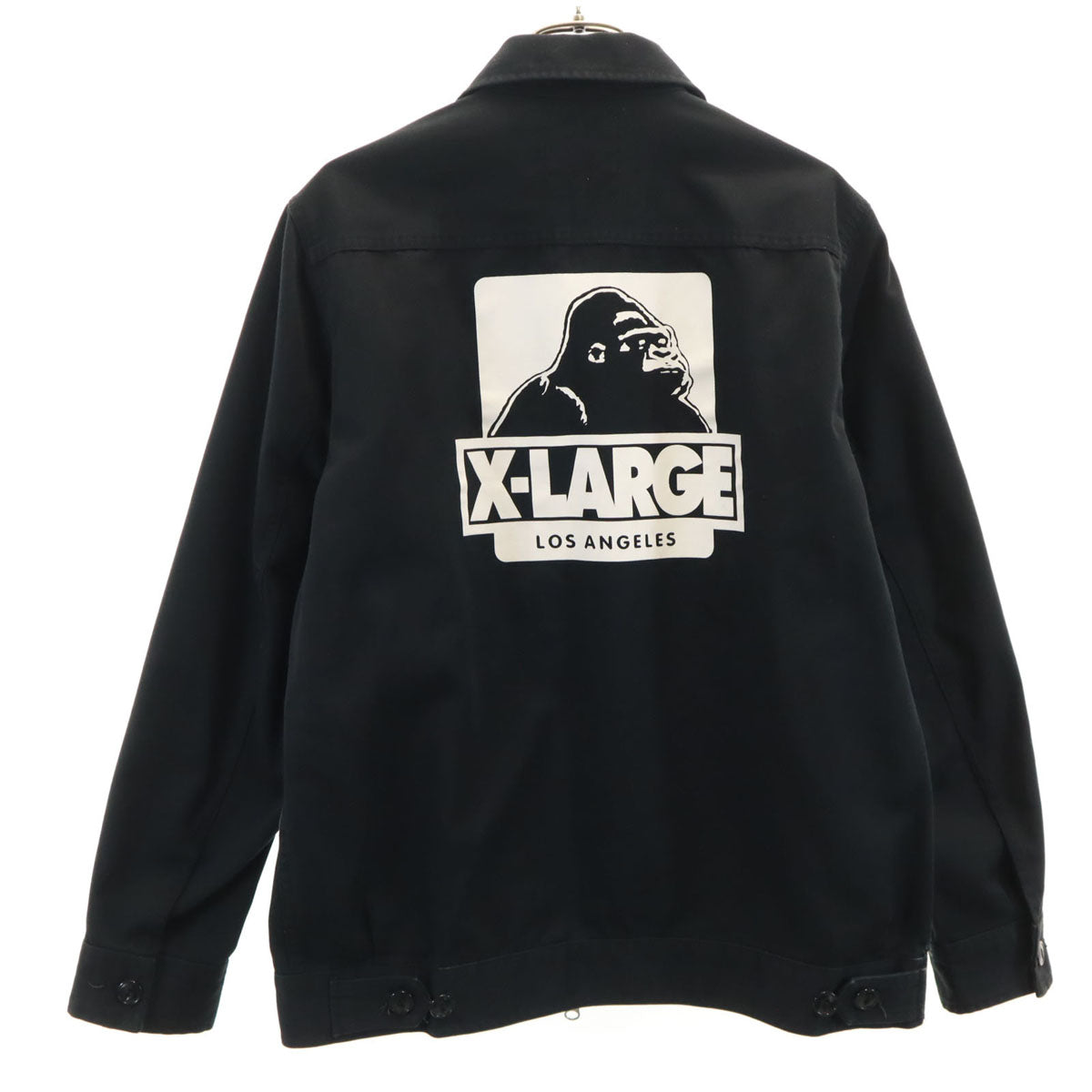 XLARGE エクストララージ バックロゴ ブルゾン M ブラック ジャケット メンズ