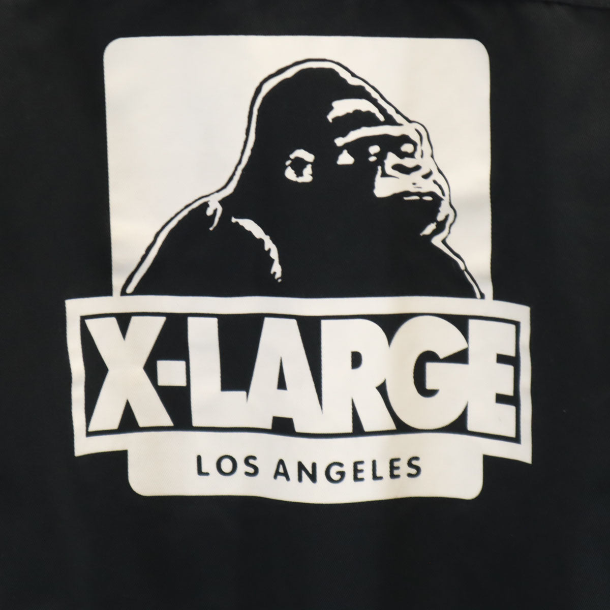 XLARGE エクストララージ バックロゴ ブルゾン M ブラック ジャケット メンズ