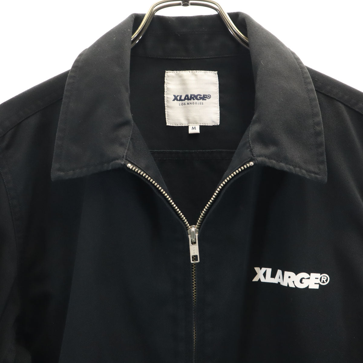XLARGE エクストララージ バックロゴ ブルゾン M ブラック ジャケット メンズ