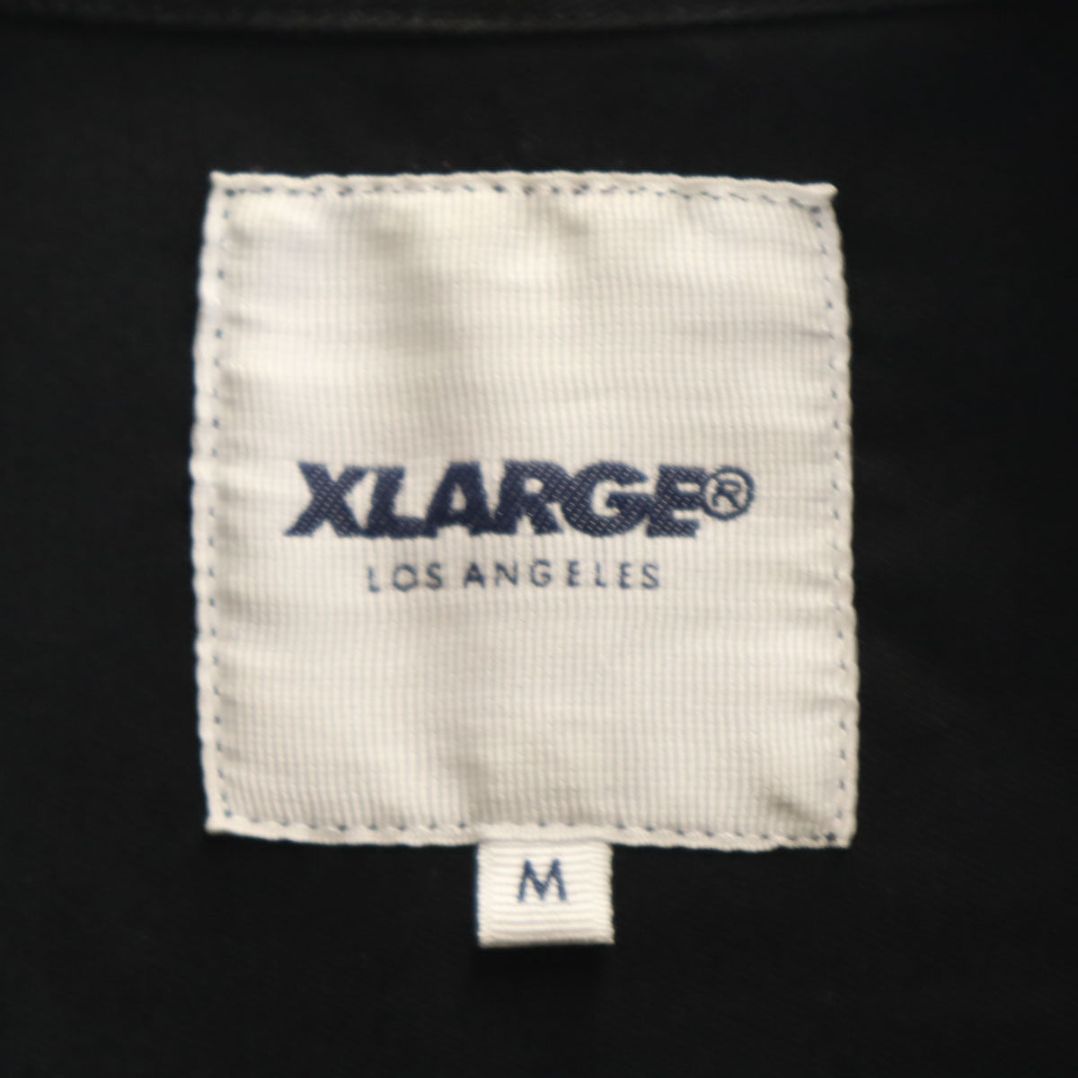 XLARGE エクストララージ バックロゴ ブルゾン M ブラック ジャケット メンズ