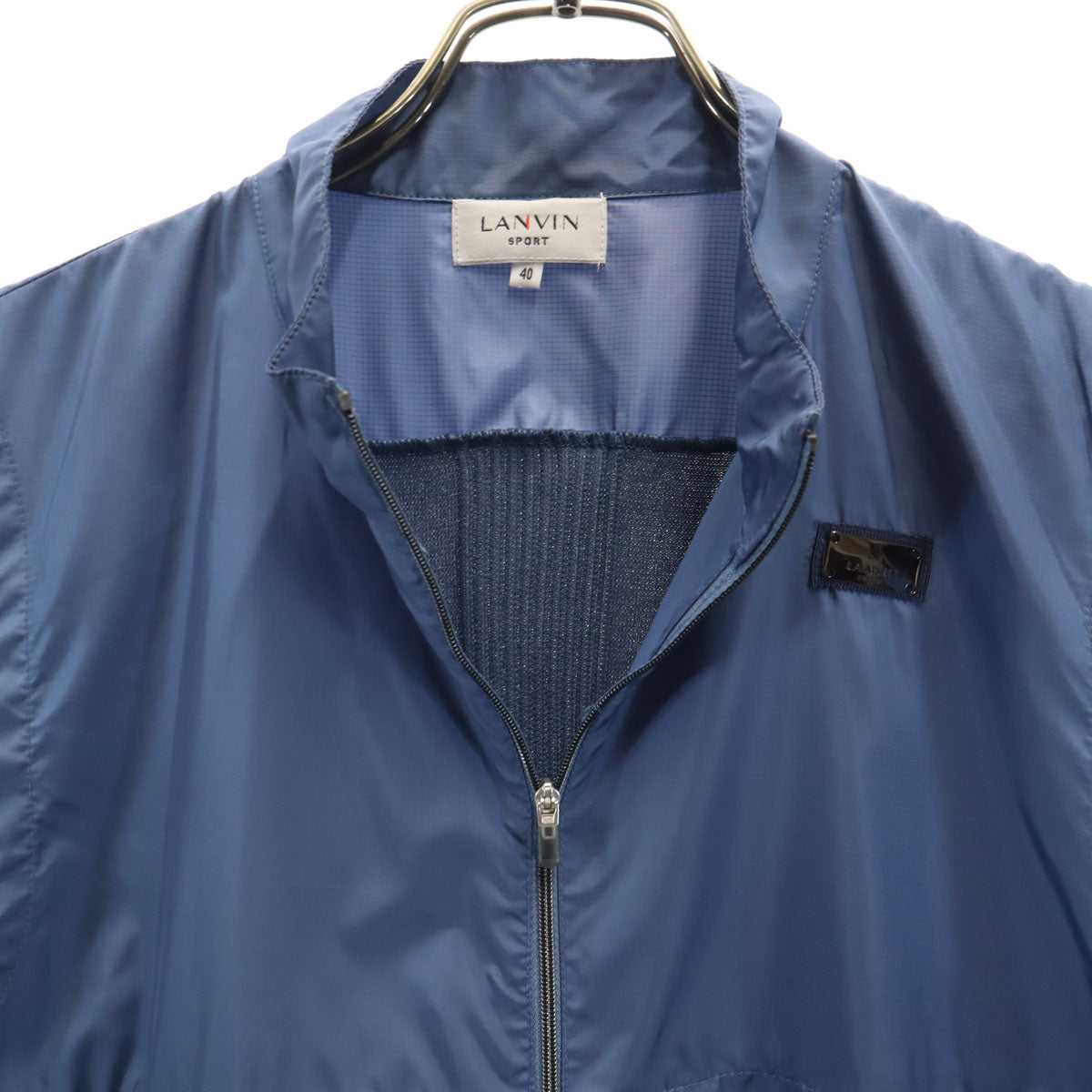 美品 LANVIN SPORT ランバンスポール ベスト 40 ネイビー メンズ