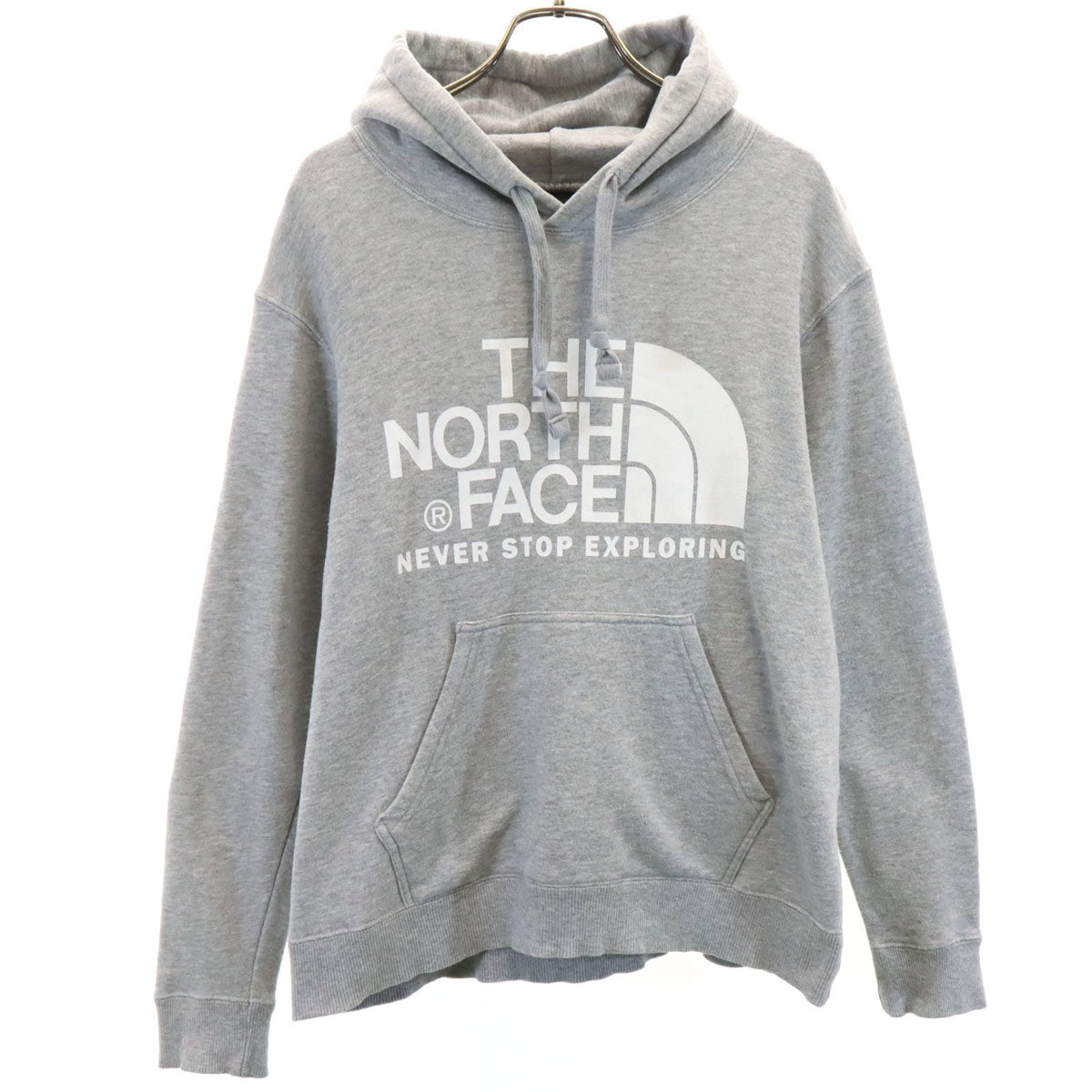 THE NORTH FACE ノースフェイス 長袖 スウェットパーカー XS グレー NT61801X アウトドア メンズ