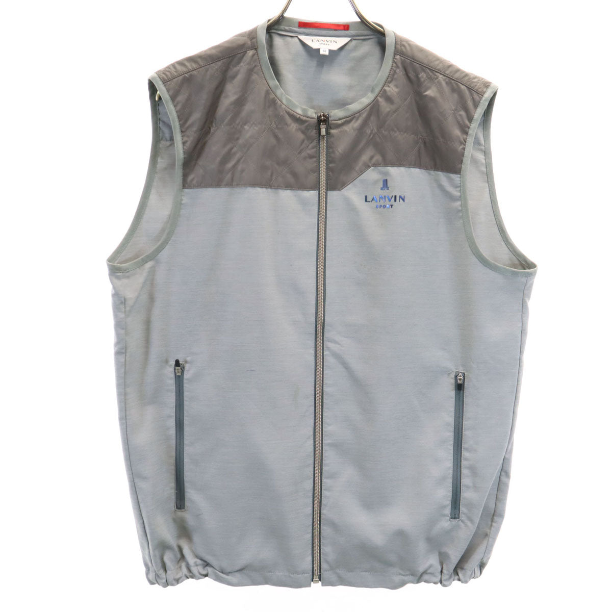 LANVIN SPORT ランバンスポール ベスト 40 グレー メンズ