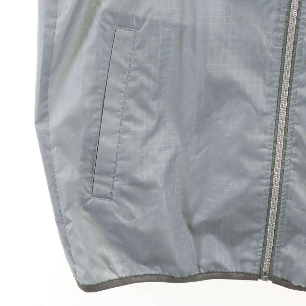 LANVIN SPORT ランバンスポール チェック柄 ベスト 40 グレー メンズ