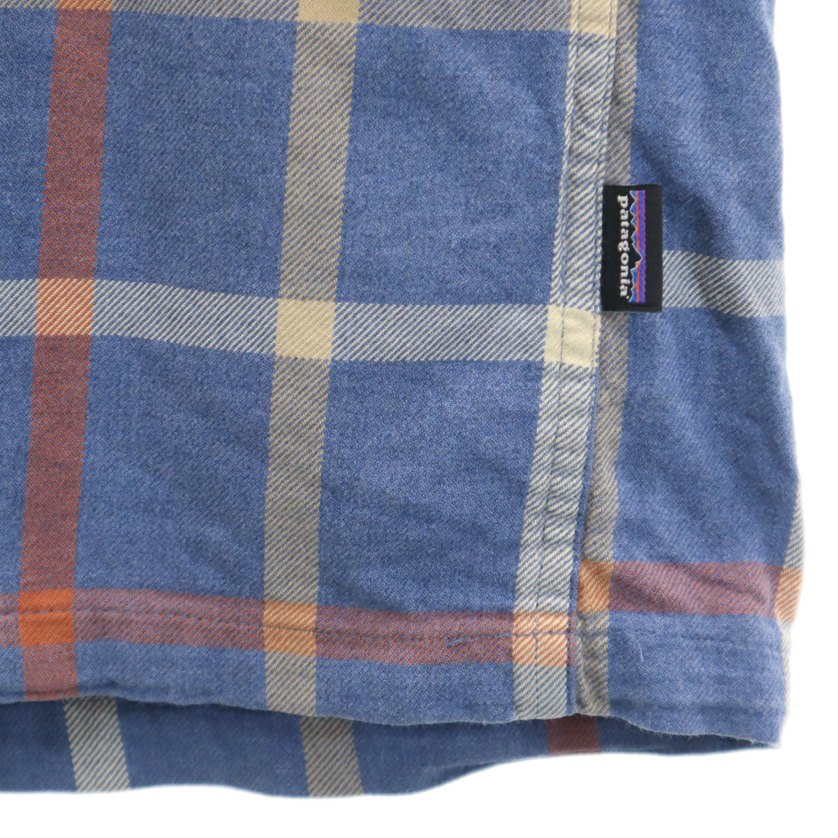 patagonia パタゴニア チェック柄 長袖 シャツ XS 青紺 アウトドア メンズ