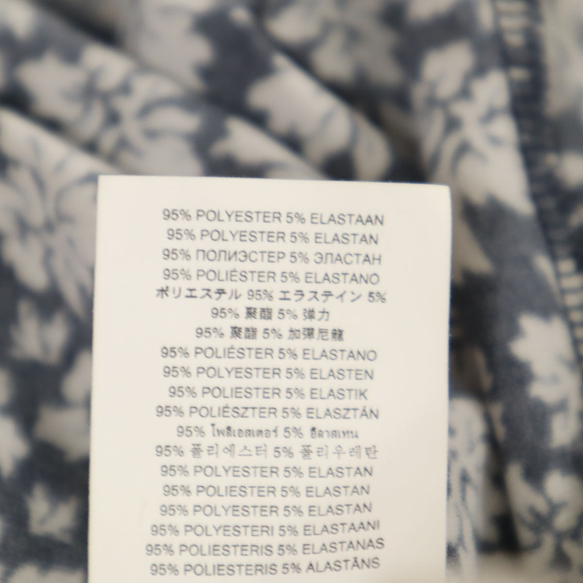 美品 Michael Kors マイケルコース 花柄 長袖 カシュクール ワンピース M ダークネイビー系 レディース