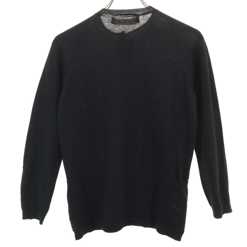 MARNI マルニ スペイン製 長袖 ニットカーディガン 36 ブラック レディース