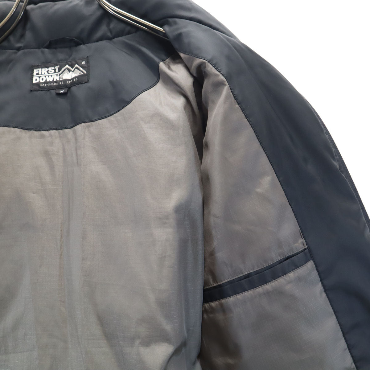 FIRSTDOWN ファーストダウン ダウンジャケット M ネイビー メンズ