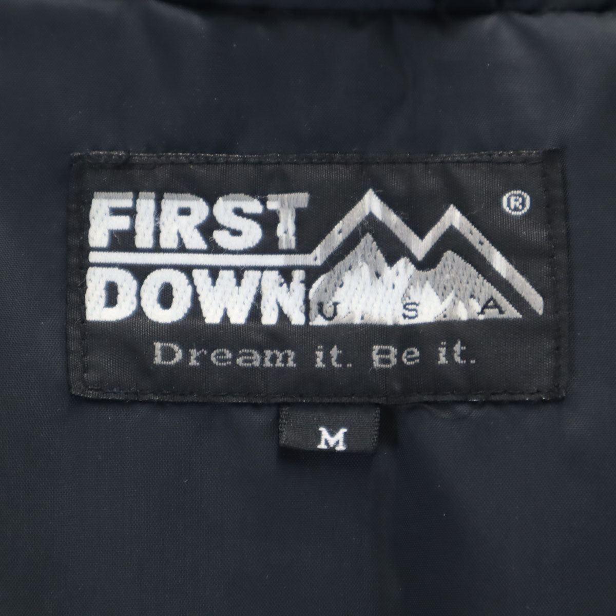 FIRSTDOWN ファーストダウン ダウンジャケット M ネイビー メンズ