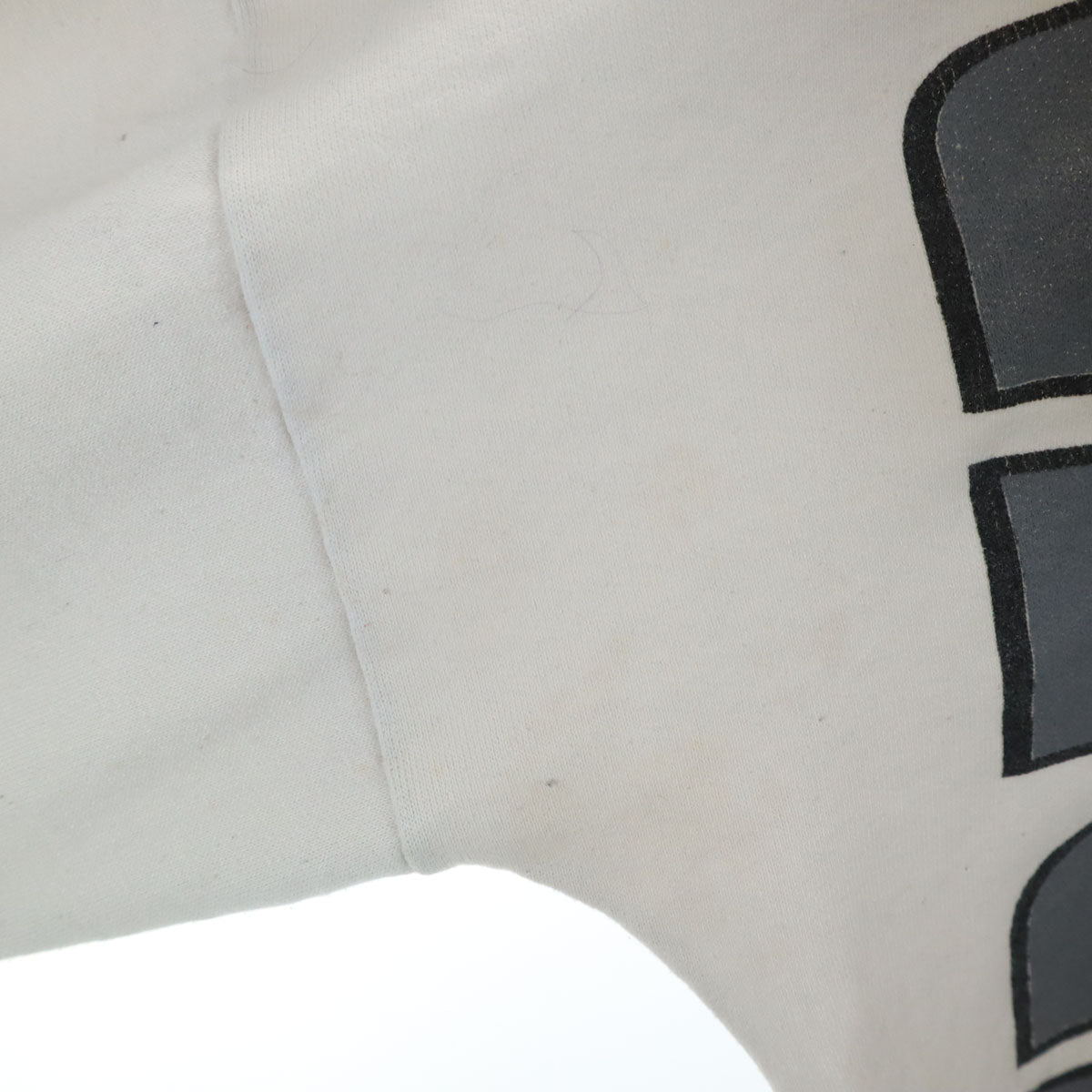 80s カナダ製 NFL レイダース 長袖 スウェット トレーナー L ホワイト JACK DAVIS メンズ