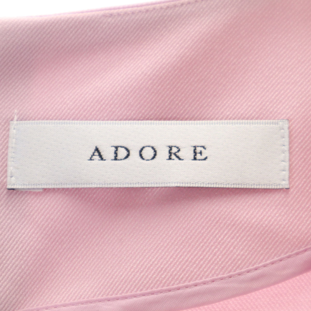 ADORE アドーア 日本製 長袖 ロングワンピース 36 ピンク レディース