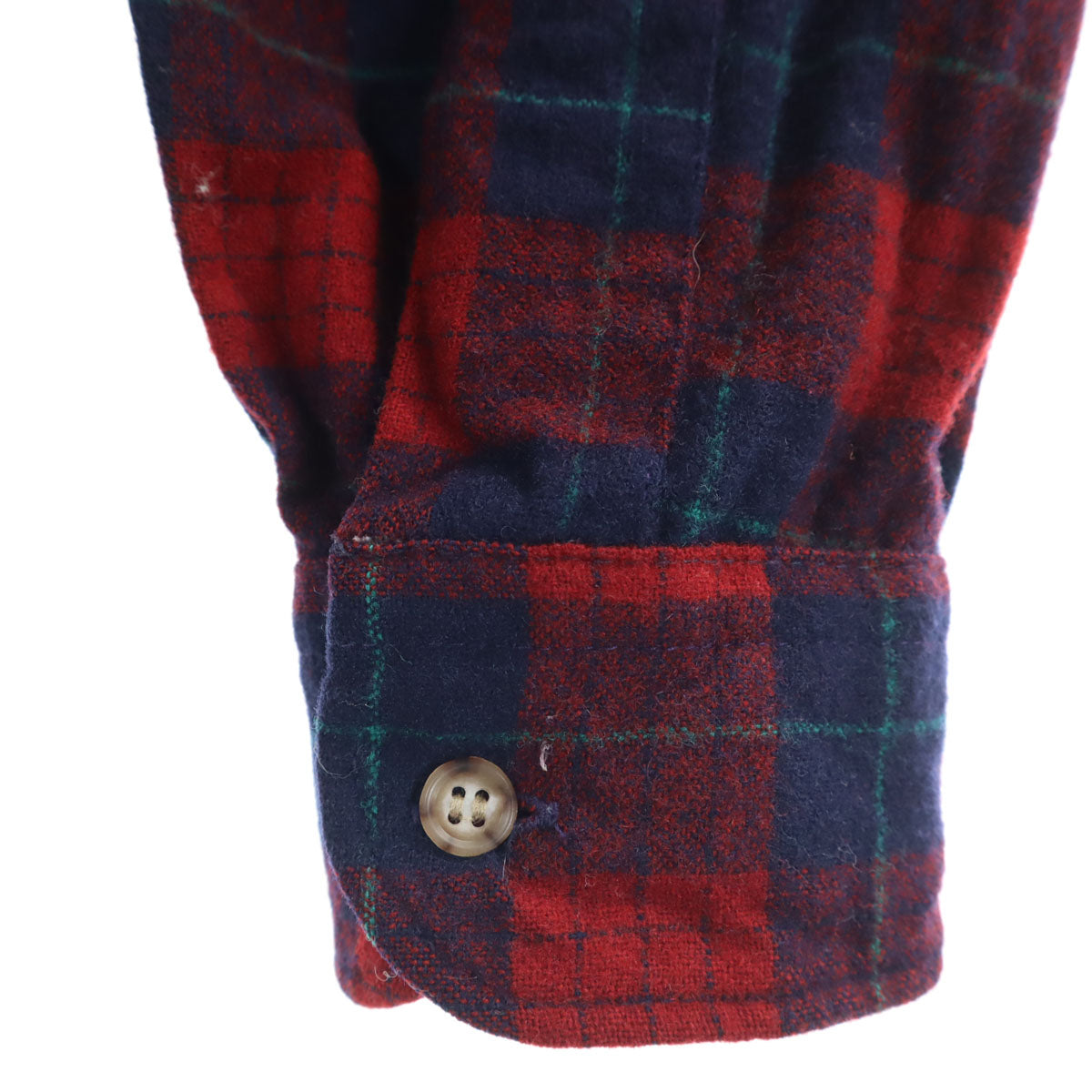 PENDLETON ペンドルトン 70s USA製 ヴィンテージ チェック柄 長袖 ネルシャツ M レッド メンズ