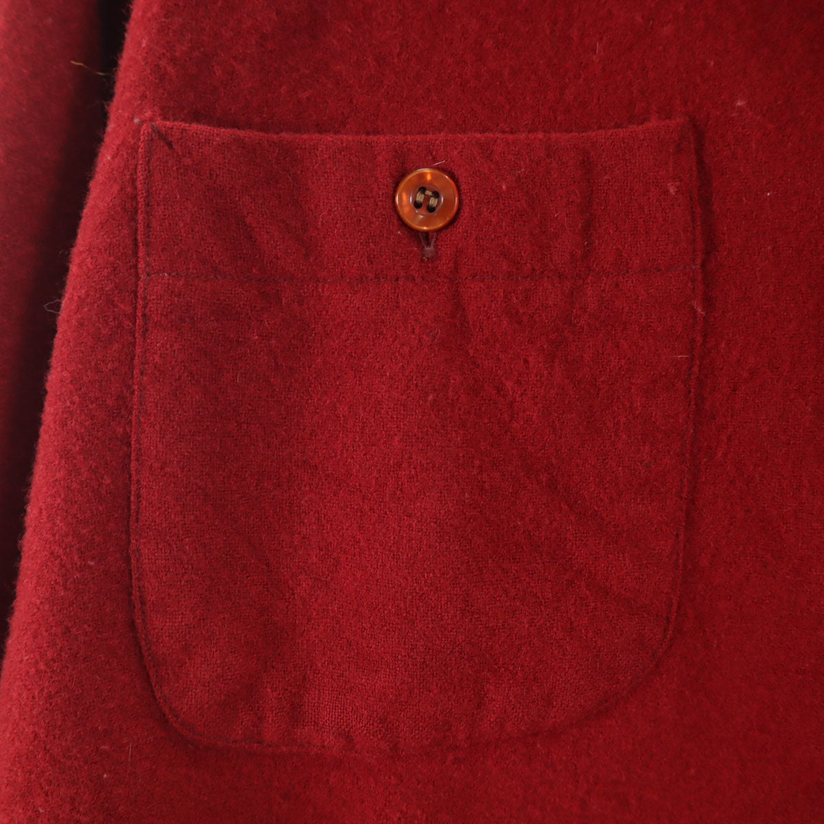 PENDLETON ペンドルトン 60s 70s wallachs別注 ヴィンテージ 長袖 オープンカラーシャツ L ボルドー メンズ