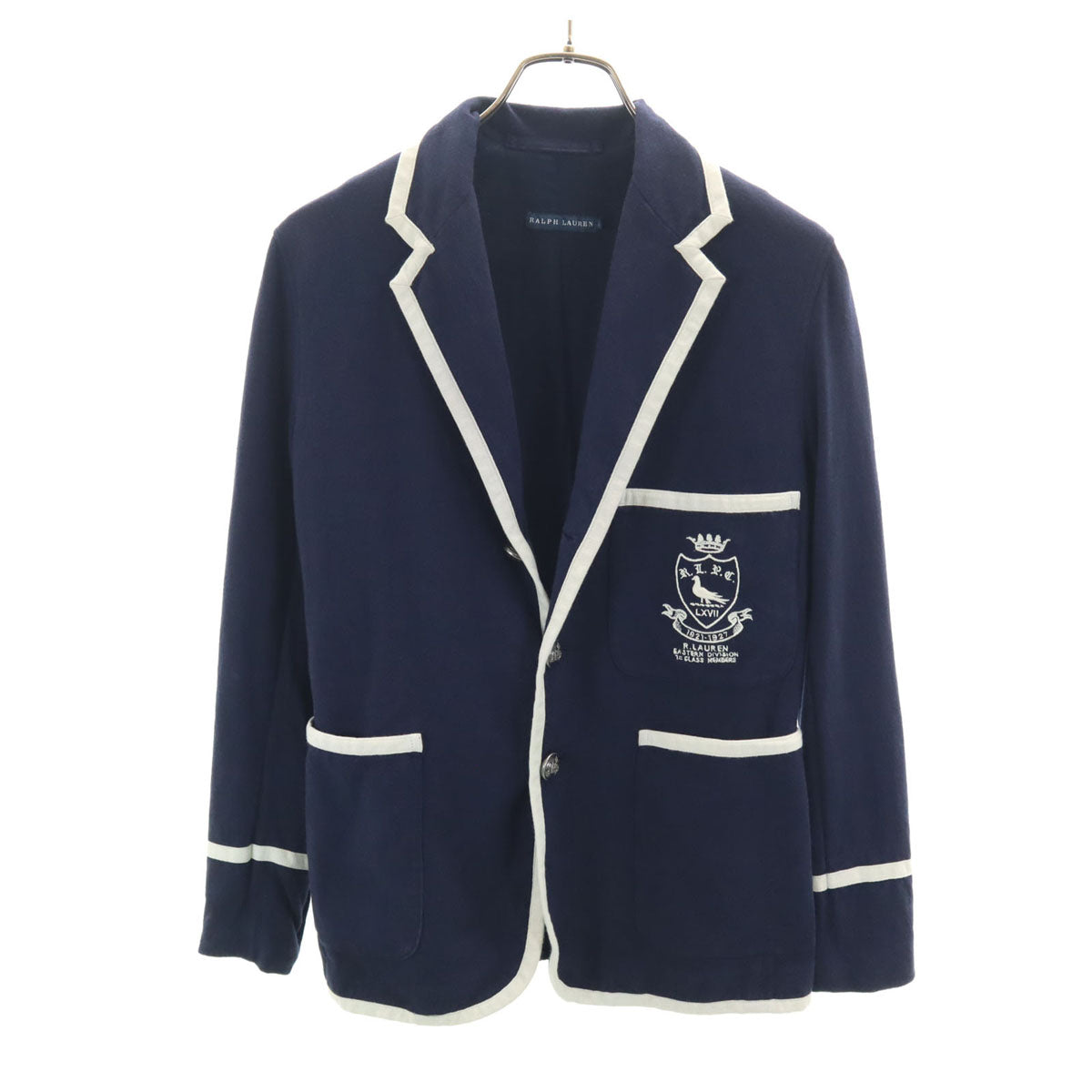RALPH LAUREN ラルフローレン スウェット ブレザー 2 ネイビー アンコン レディース