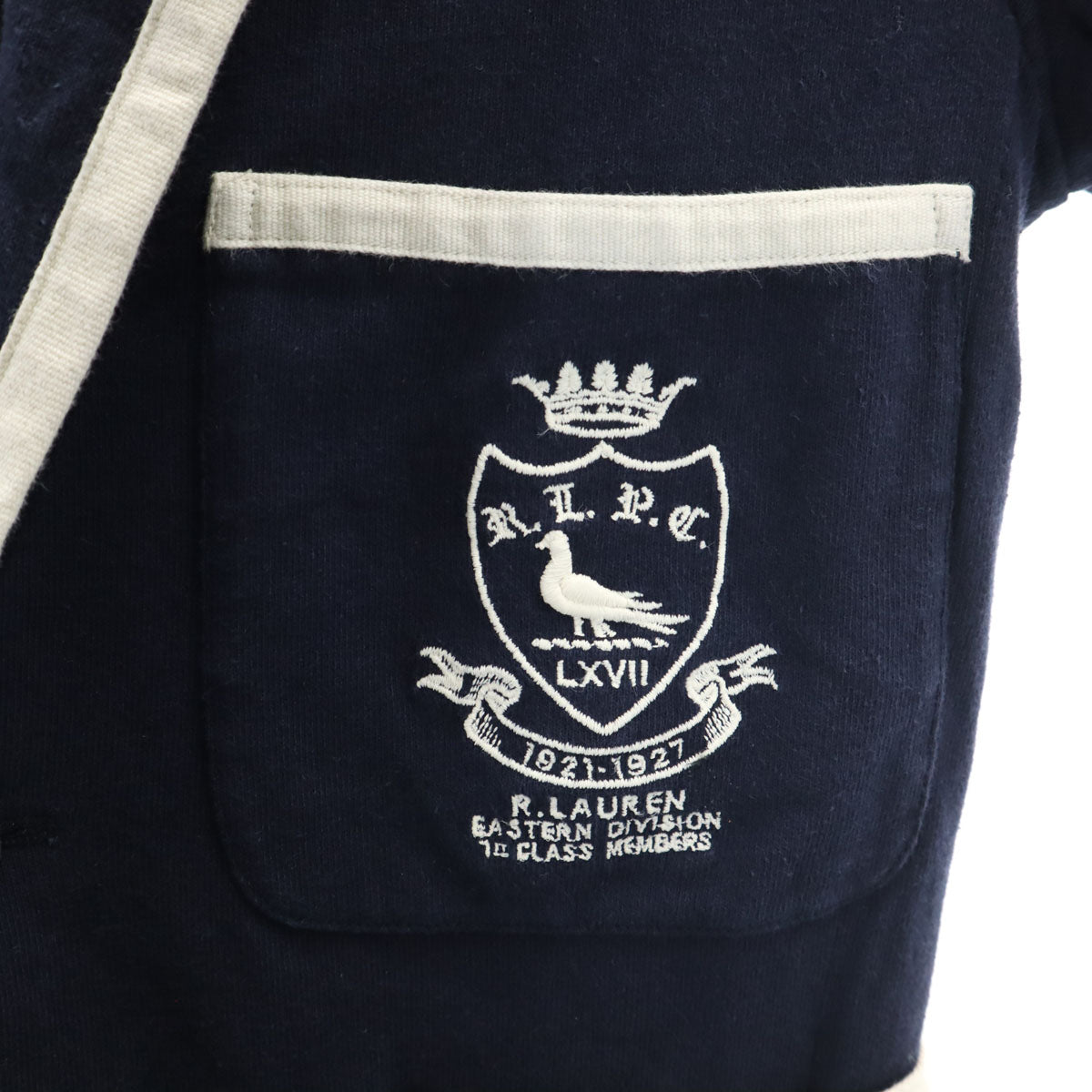 RALPH LAUREN ラルフローレン スウェット ブレザー 2 ネイビー アンコン レディース
