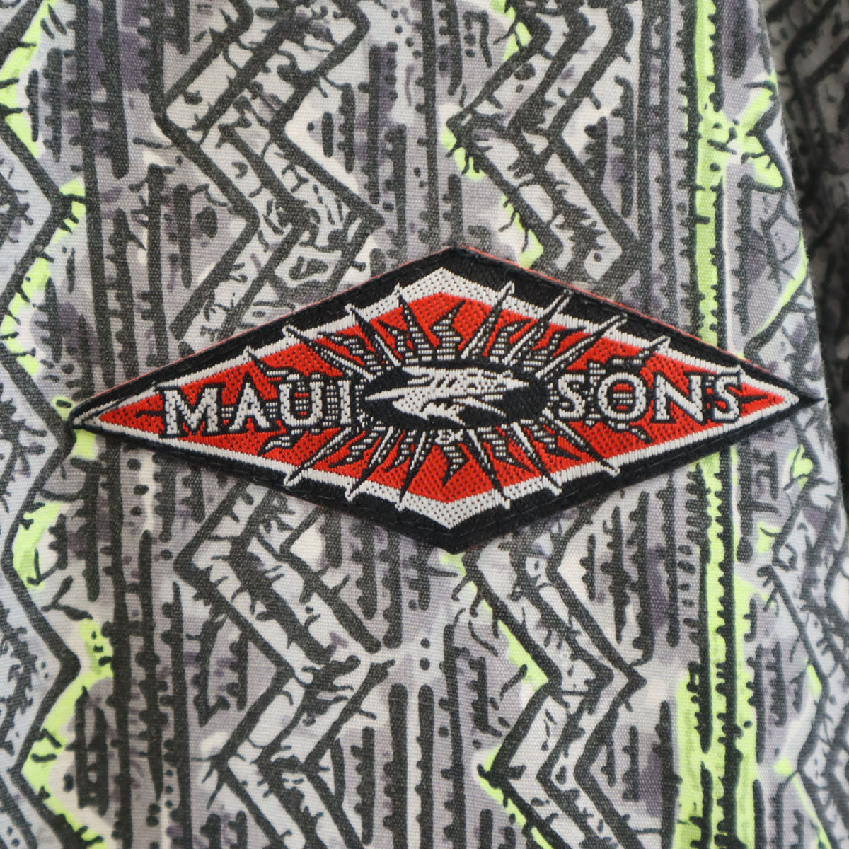 MAUI and Sons マウイアンドサンズ 90s オールド 総柄 フードジャケット グレー メンズ