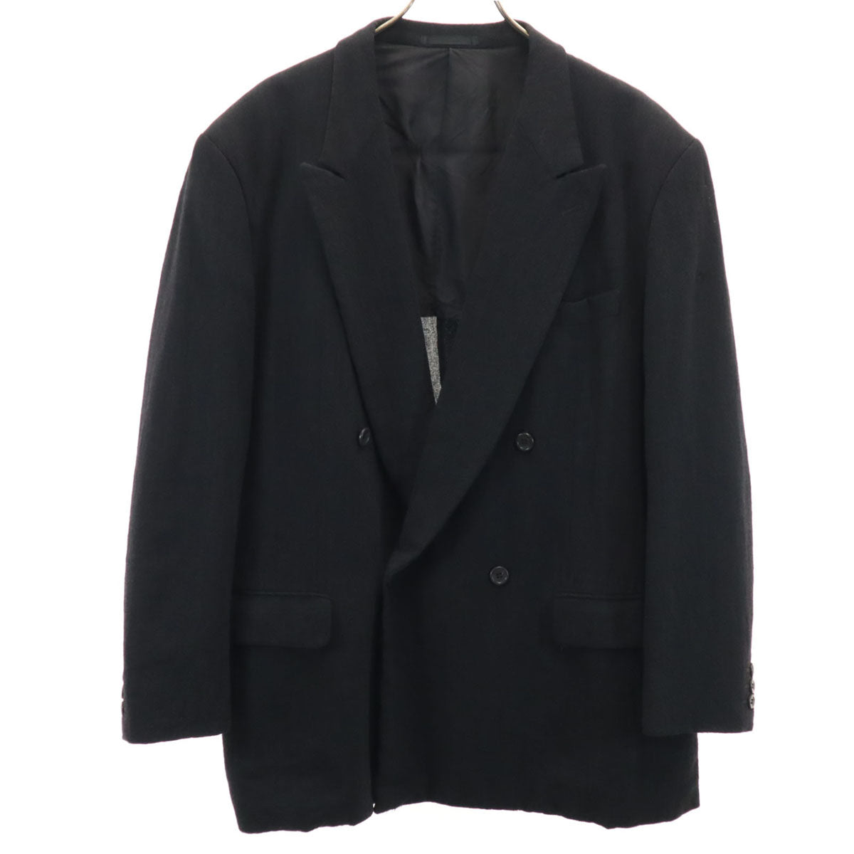 im product アイムプロダクト 90s 日本製 オールド ダブル テーラードジャケット 8 チャコールブラック イッセイミヤケ メンズ