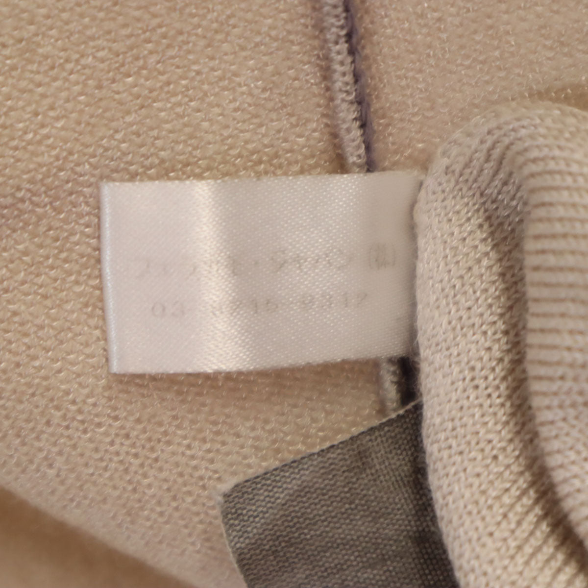 Salvatore Ferragamo サルヴァトーレフェラガモ イタリア製 長袖 ニット S ベージュ レディース