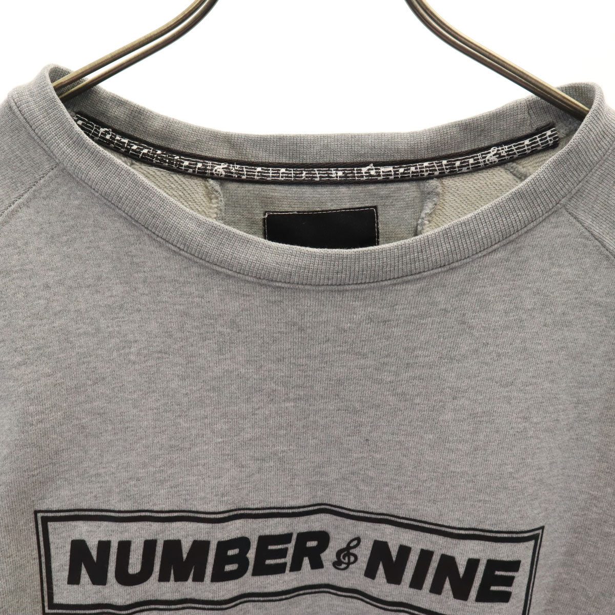 NUMBER (N)INE DENIM ナンバーナイン デニム 長袖 スウェット トレーナー L グレー メンズ