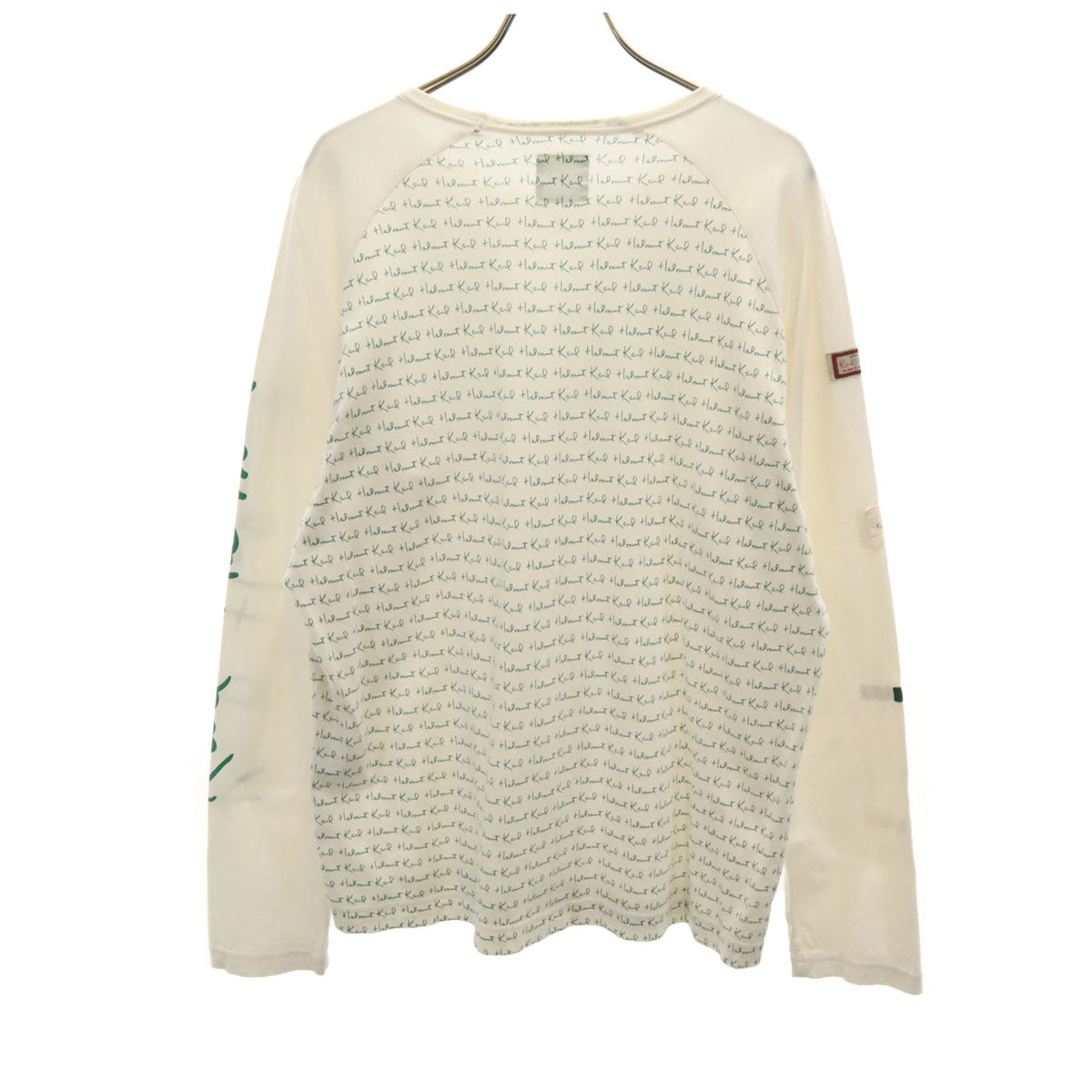 Karl Helmut カールヘルム 長袖 Tシャツ M ホワイト ロンT メンズ