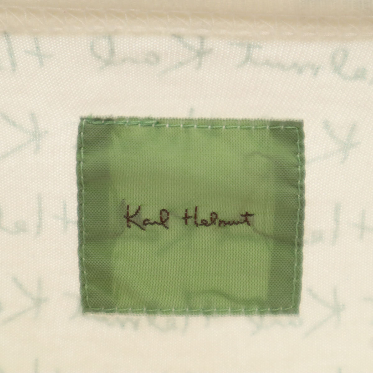 Karl Helmut カールヘルム 長袖 Tシャツ M ホワイト ロンT メンズ