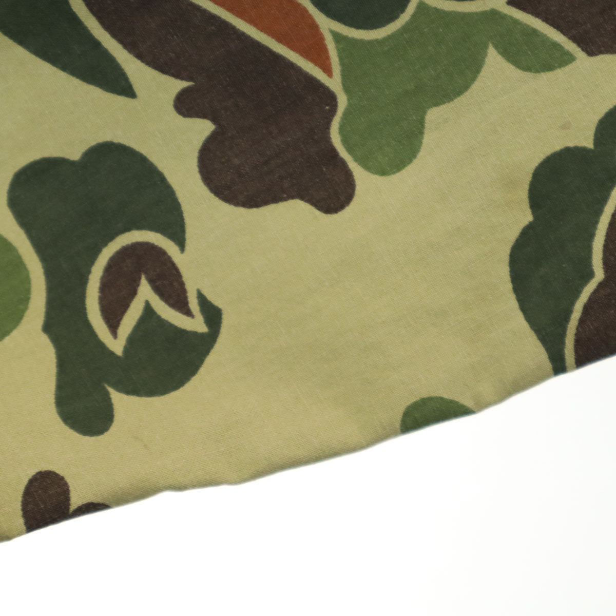 VINTAGE ヴィンテージ 70s ダックハンターカモ 長袖 ミリタリーシャツ オリーブ系 迷彩 メンズ