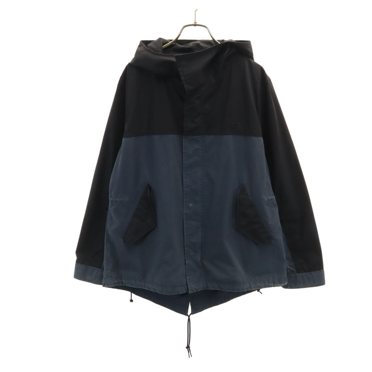 FRED PERRY フレッドペリー バイカラー マウンテンパーカー S ブラック系 メンズ