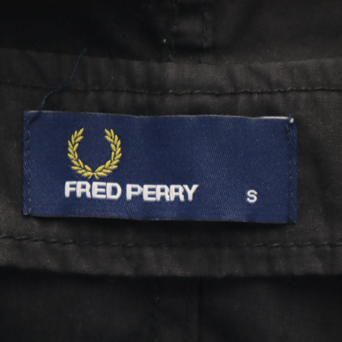 FRED PERRY フレッドペリー バイカラー マウンテンパーカー S ブラック系 メンズ