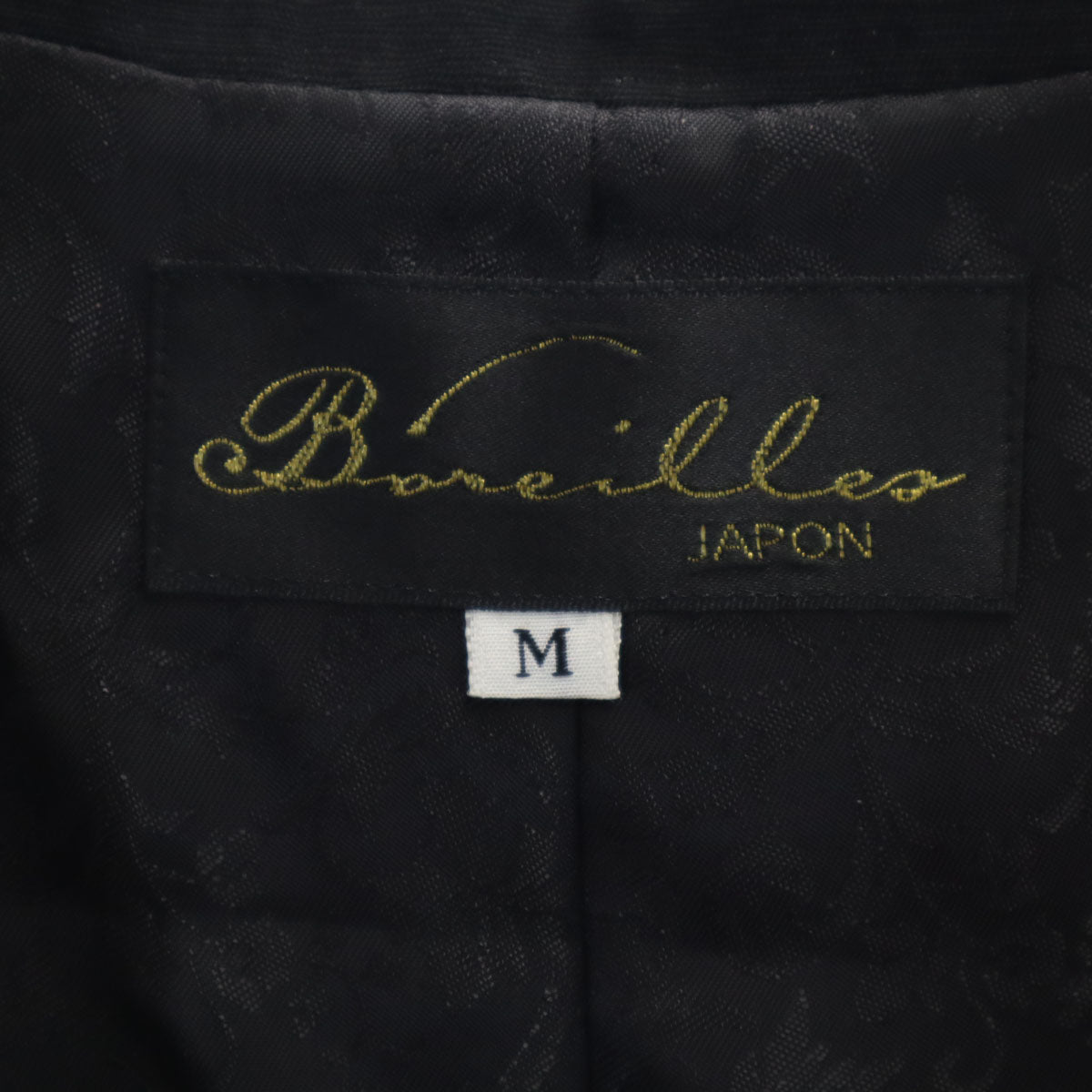 BAREILLES JAPON ZOOT APPAREL 未使用 日本製 シルク100% ベスト M ブラック タグ付き メンズ