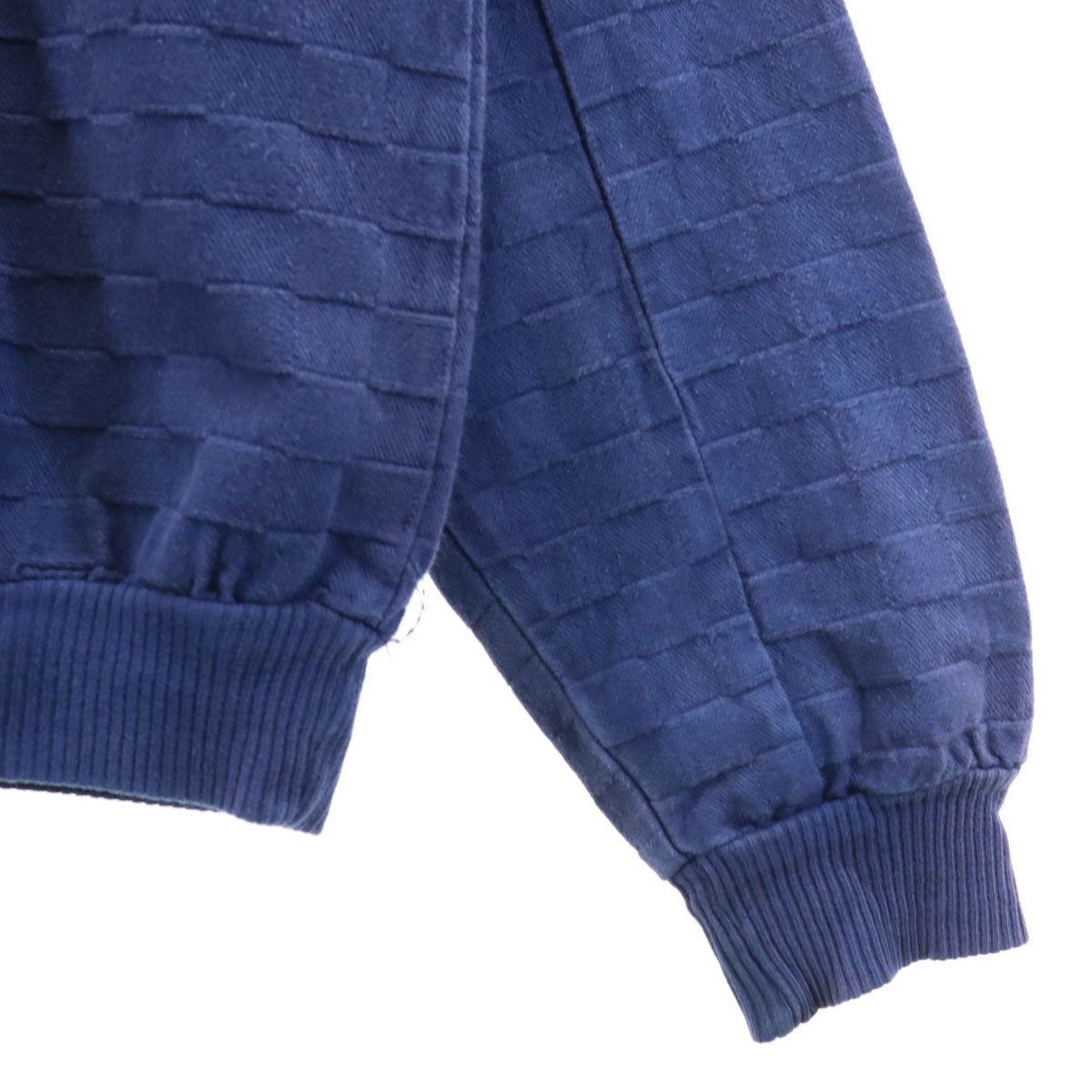 SOMERS 90s オールド ゴルフ刺繍 長袖 襟付き トレーナー M ネイビーパープル メンズ