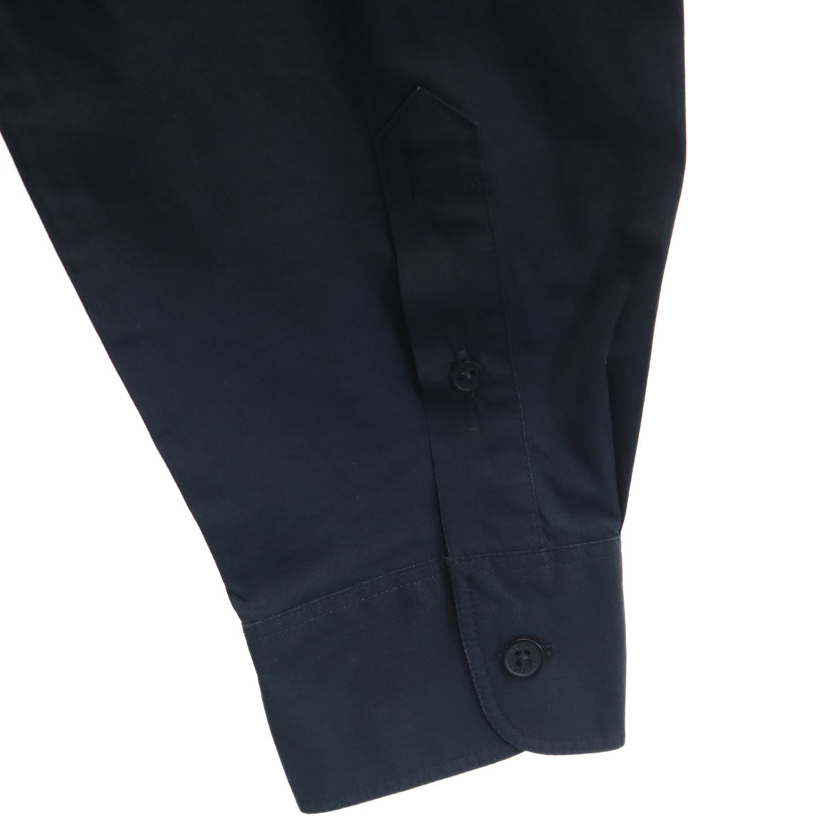 ARMANI EXCHANGE アルマーニエクスチェンジ 長袖 コットンシャツ L ブラック系 メンズ