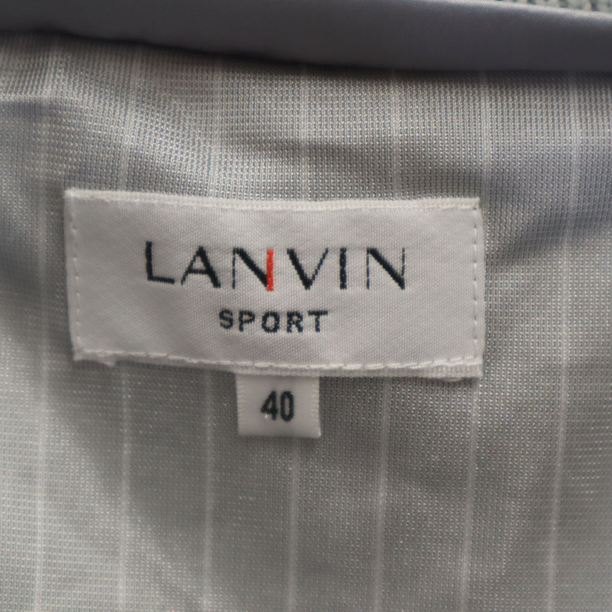 LANVIN SPORT ランバンスポール 日本製 ニットベスト 40 グレー メンズ