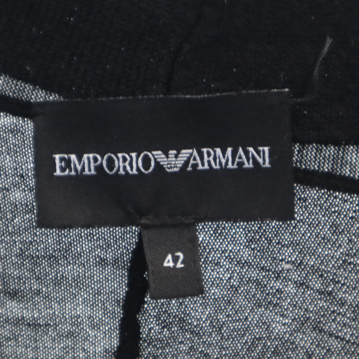 Emporio Armani エンポリオアルマーニ 長袖 ニットカーディガン 42 ブラック レディース
