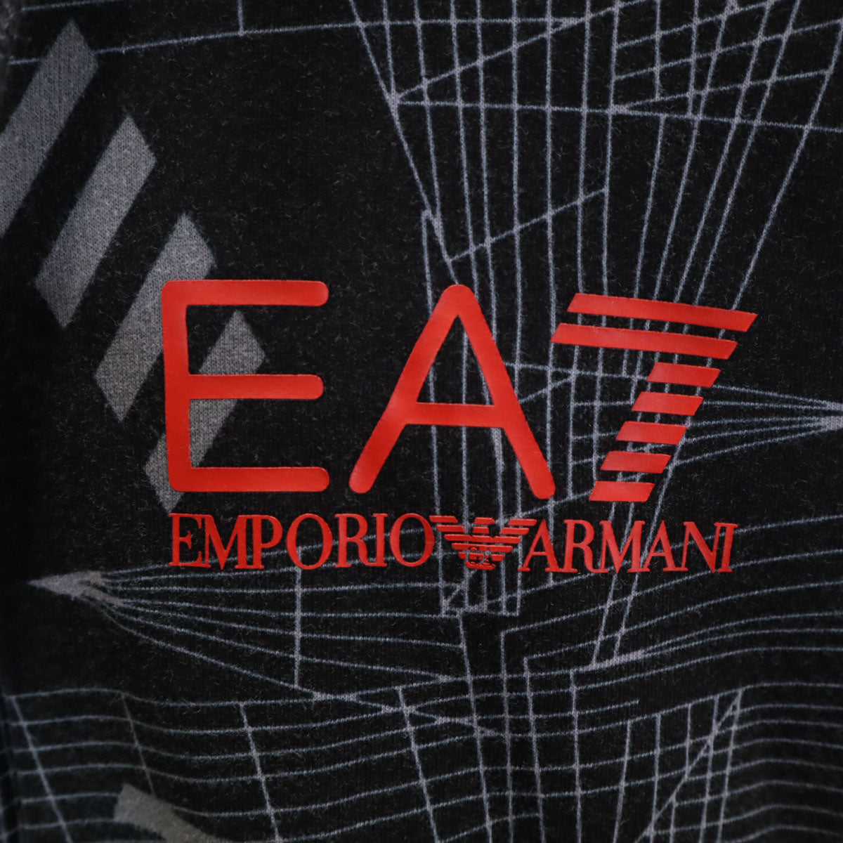 Emporio Armani エンポリオアルマーニ 長袖 スウェット ジップパーカー S ブラック メンズ