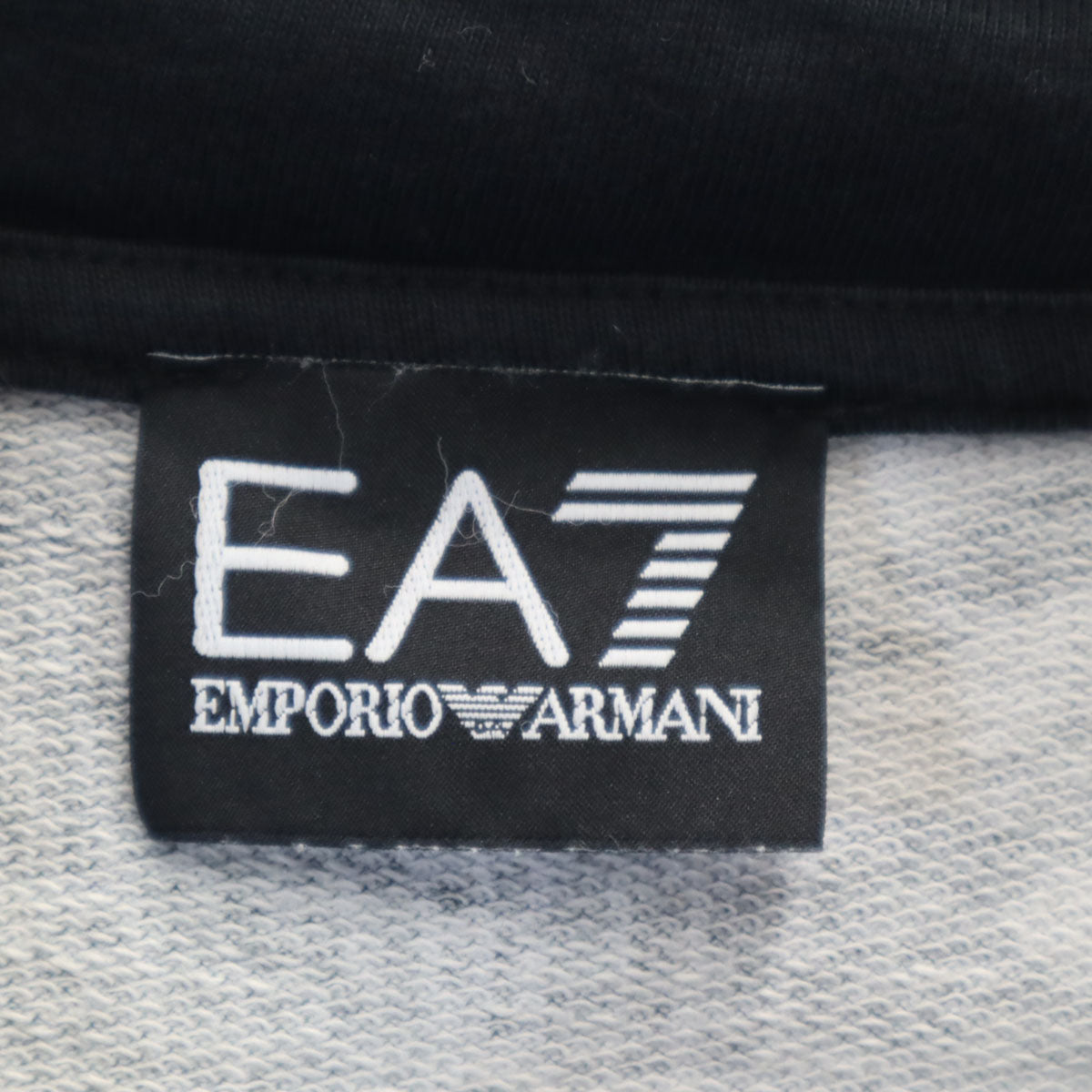 Emporio Armani エンポリオアルマーニ 長袖 スウェット ジップパーカー S ブラック メンズ