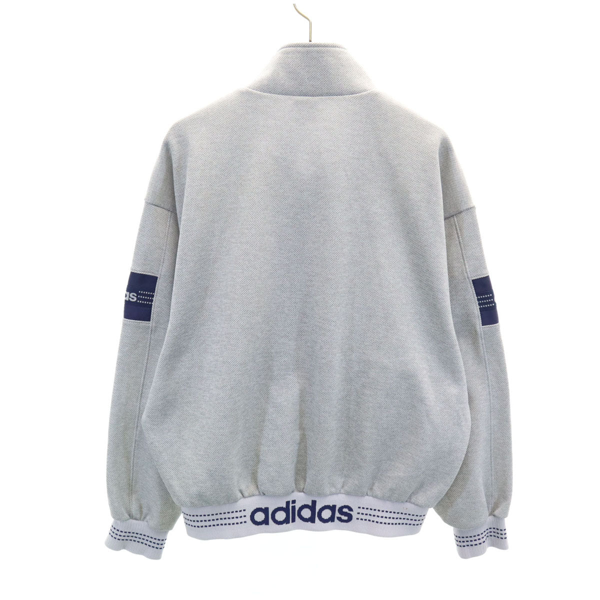 adidas アディダス 80s ヴィンテージ トラックジャケット L グレー ジャージ デサント メンズ