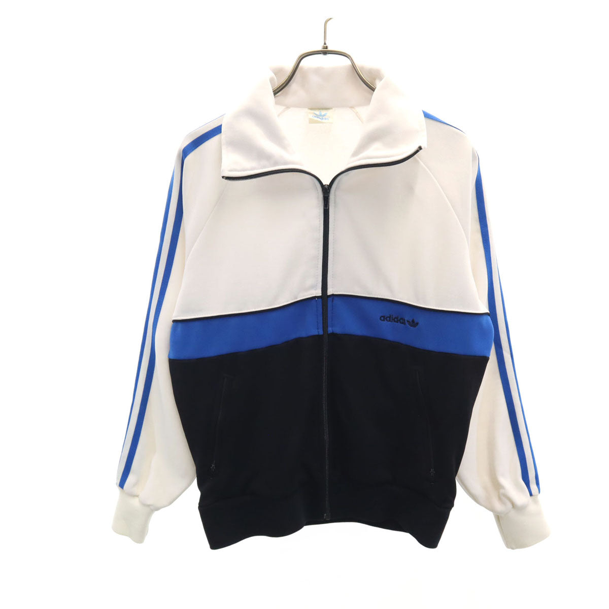 adidas アディダス 80s 台湾製 ヴィンテージ トラックジャケット M ホワイト ジャージ メンズ