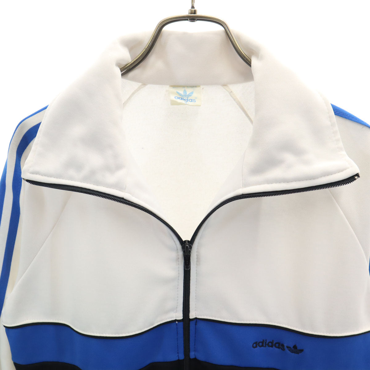 adidas アディダス 80s 台湾製 ヴィンテージ トラックジャケット M ホワイト ジャージ メンズ