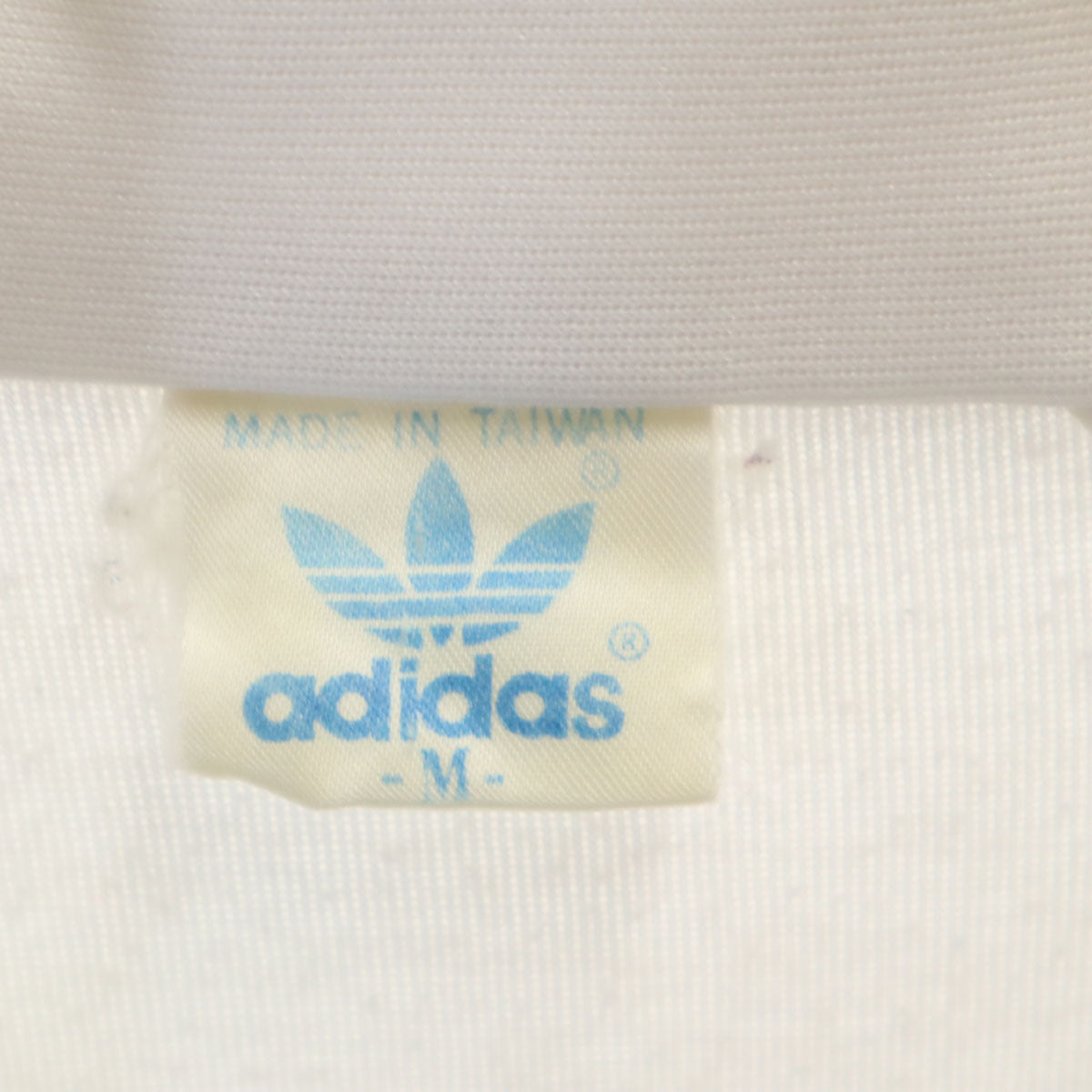 adidas アディダス 80s 台湾製 ヴィンテージ トラックジャケット M ホワイト ジャージ メンズ