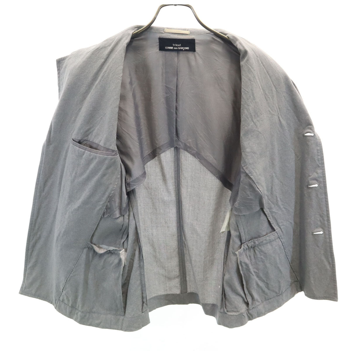tricot COMME des GARCONS トリココムデギャルソン 90s オールド テーラードジャケット グレー メンズ