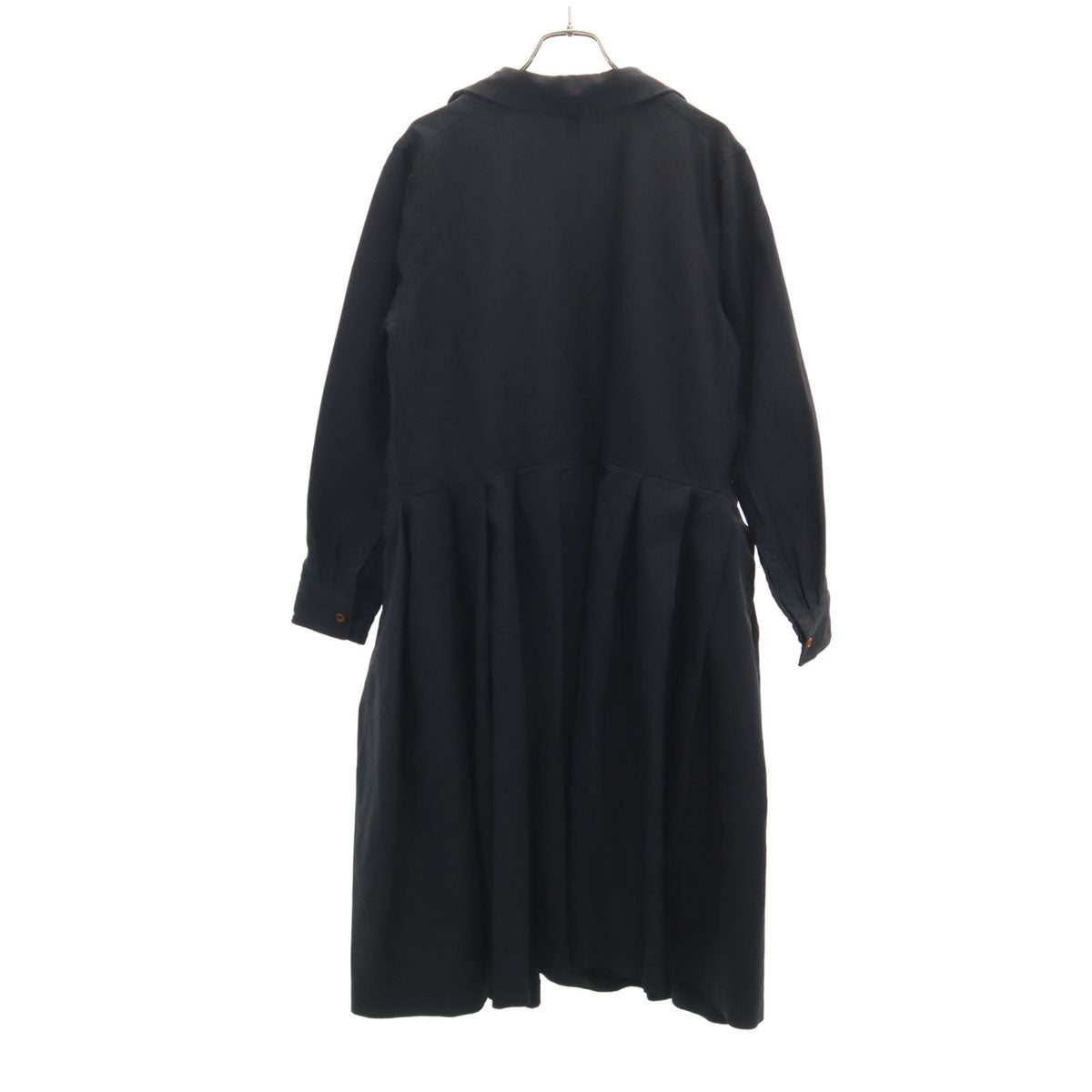 COMME des GARCONS コムデギャルソン 2017年 日本製 長袖 ワンピース XS ブラック レディース