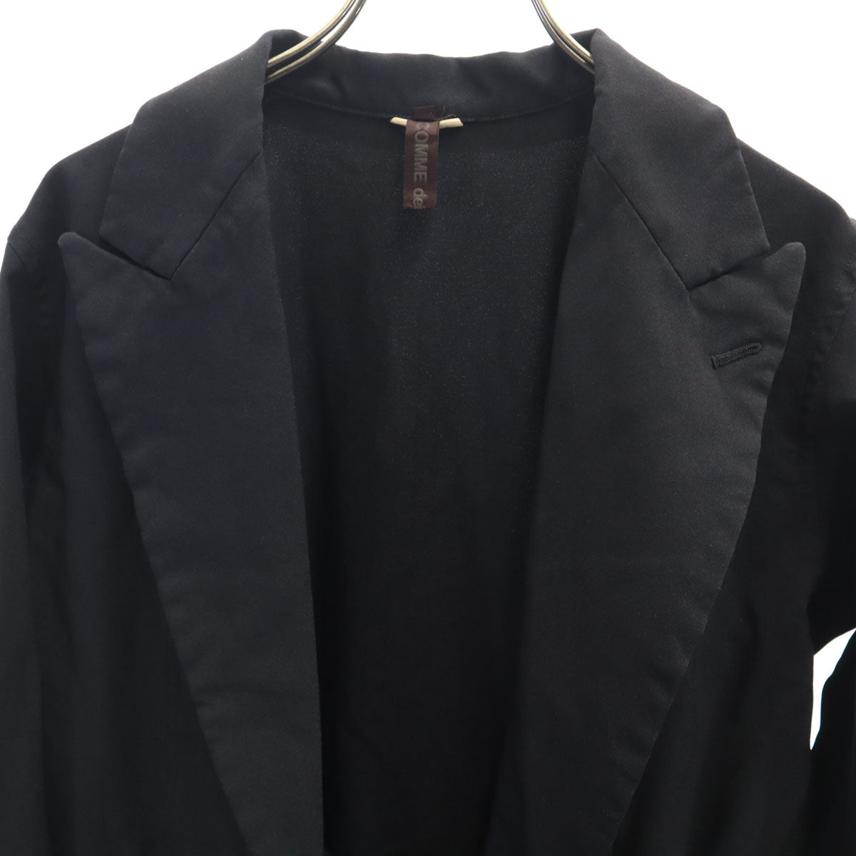 COMME des GARCONS コムデギャルソン 2017年 日本製 長袖 ワンピース XS ブラック レディース
