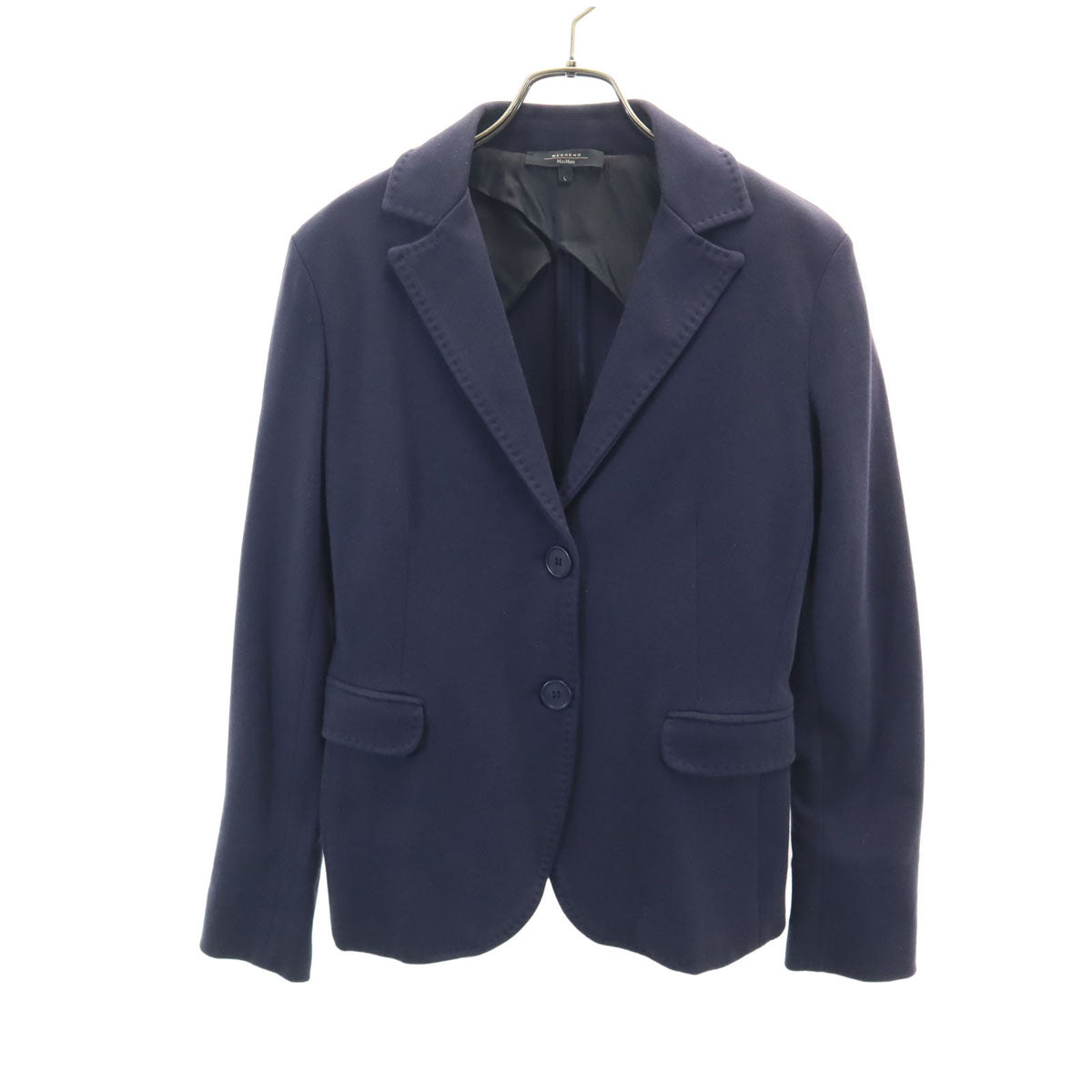 MAX MARA Weekend マックスマーラウィークエンド テーラードジャケット L ネイビー レディース