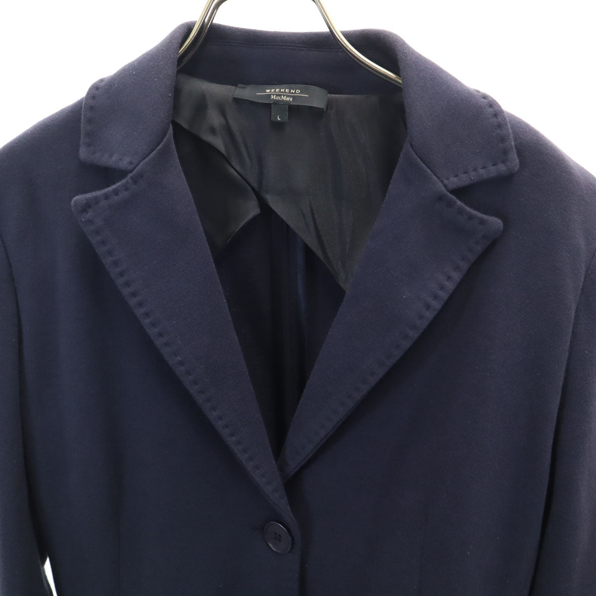MAX MARA Weekend マックスマーラウィークエンド テーラードジャケット L ネイビー レディース