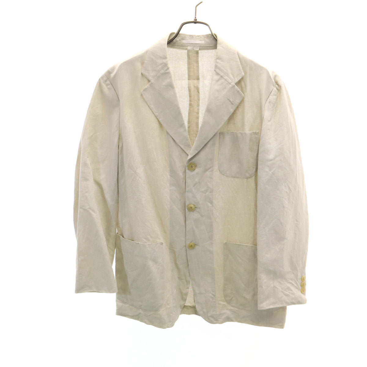 LANVIN CLASSIQUE ランバン クラシック 90s オールド テーラードジャケット 46 ベージュ メンズ